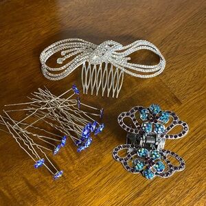 Rhinestones Bow and Butterfly Woman’s Hair clippers